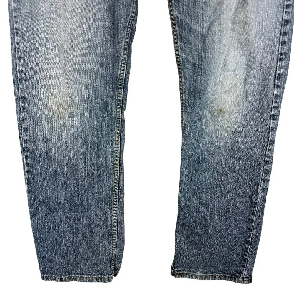 Signature by Levi Strauss & Co. Jeans Mens 34 X 34 Blue Denim Straight Zip‎ Fly